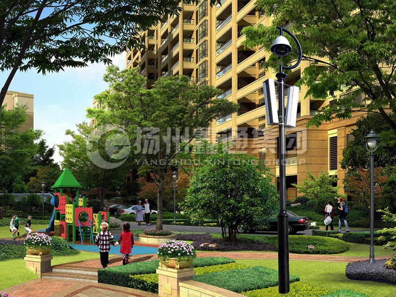 DJG-027，電子警察桿，小區(qū)監(jiān)控桿