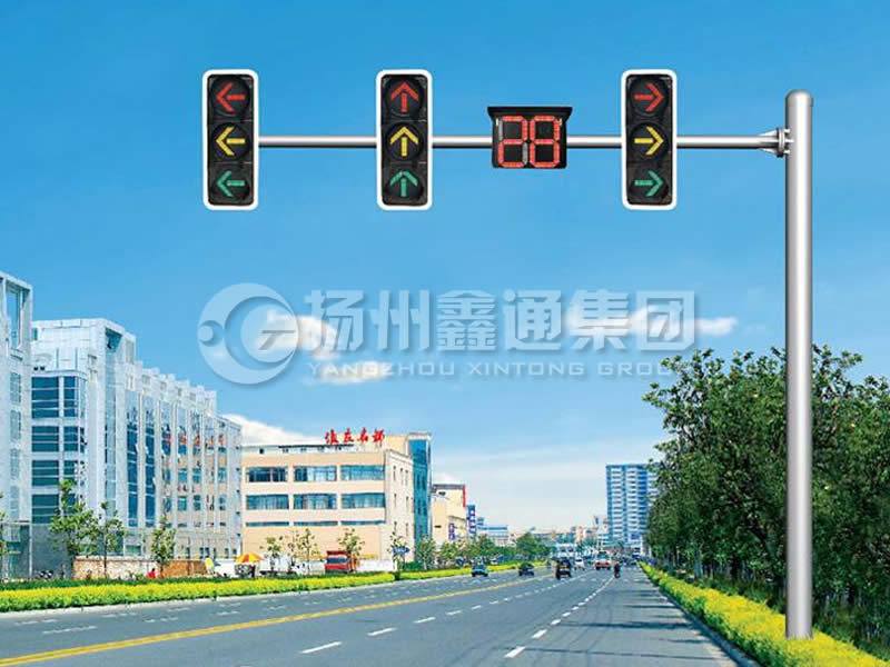 XHDG-012，L型等徑單臂信號燈桿