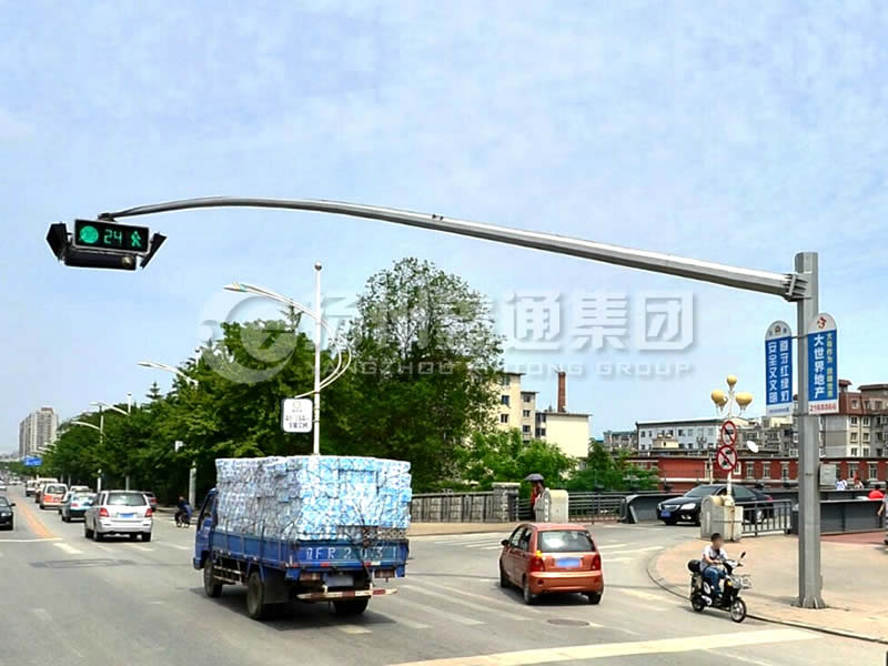 XHDG-048，吊籠式信號(hào)燈桿，吉林信號(hào)燈桿